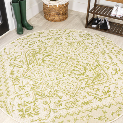 Tapis d'intérieur/extérieur JONATHAN Y Charleston Medallion
