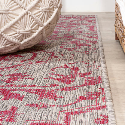 Tapis d'intérieur/extérieur JONATHAN Y Charleston Medallion