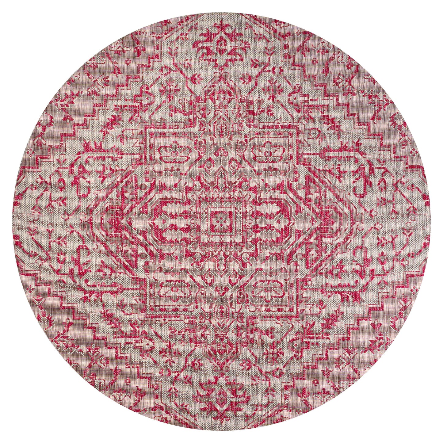 Tapis d'intérieur/extérieur JONATHAN Y Charleston Medallion