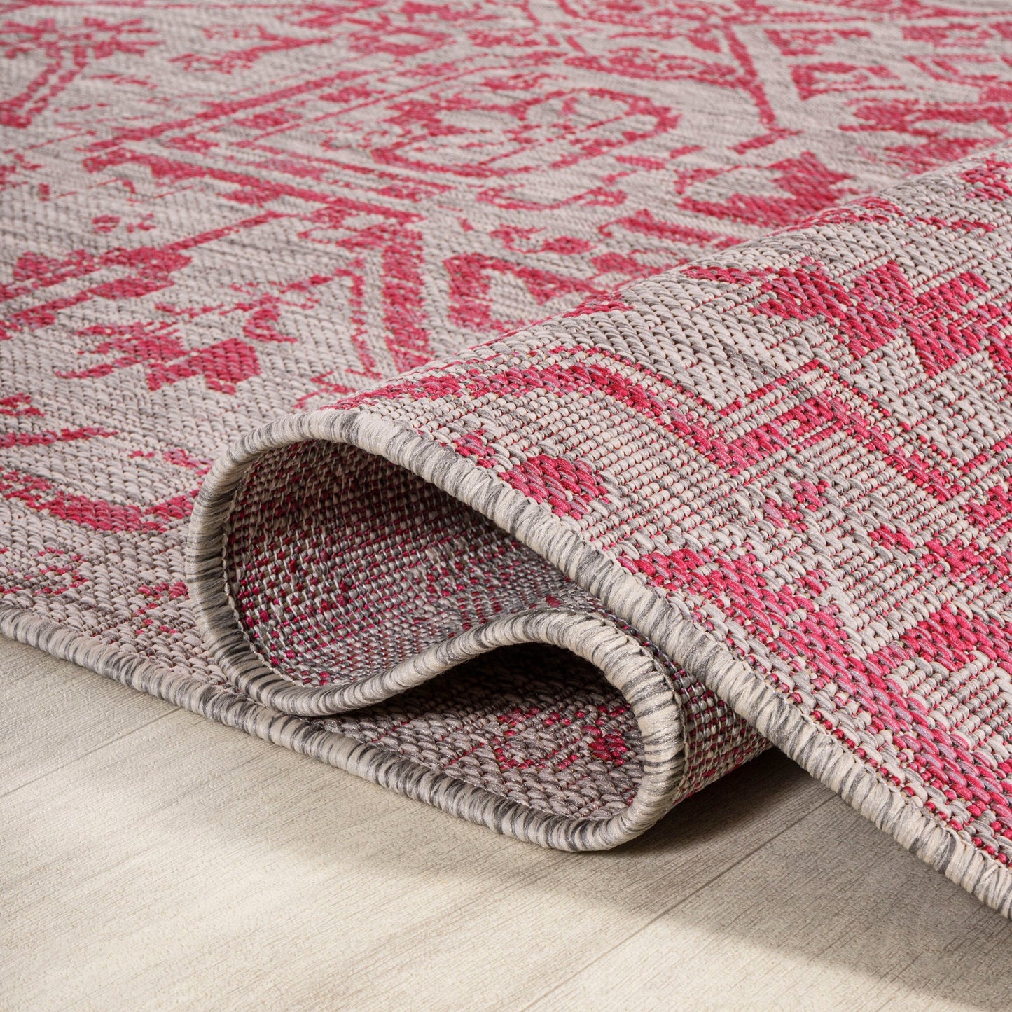 Tapis d'intérieur/extérieur JONATHAN Y Charleston Medallion