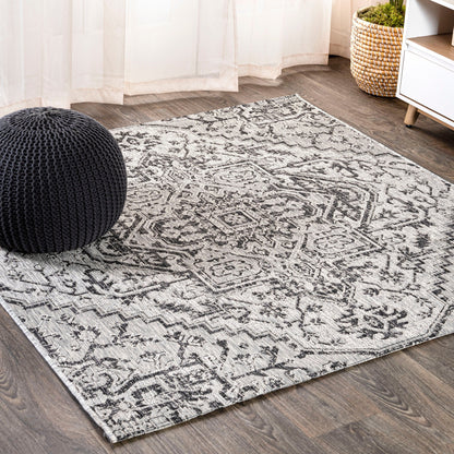 Tapis d'intérieur/extérieur JONATHAN Y Charleston Medallion