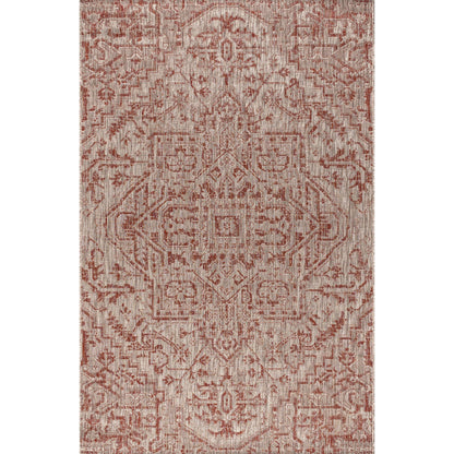 Tapis d'intérieur/extérieur JONATHAN Y Charleston Medallion
