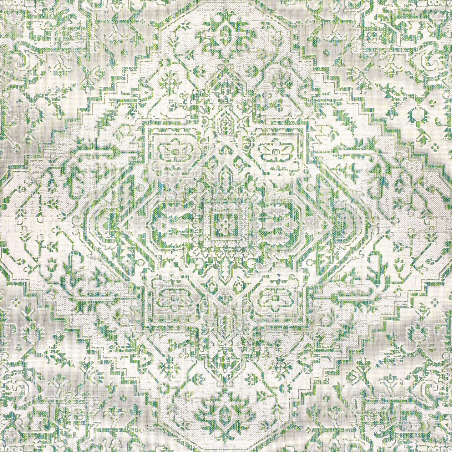 Tapis d'intérieur/extérieur JONATHAN Y Charleston Medallion