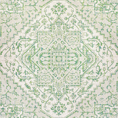 Tapis d'intérieur/extérieur JONATHAN Y Charleston Medallion