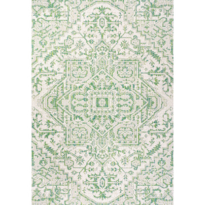 Tapis d'intérieur/extérieur JONATHAN Y Charleston Medallion
