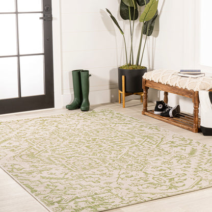 Tapis d'intérieur/extérieur JONATHAN Y Charleston Medallion