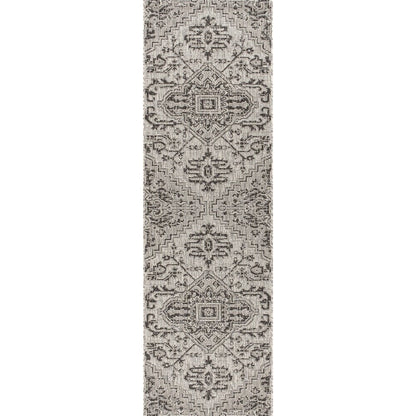 Tapis d'intérieur/extérieur JONATHAN Y Charleston Medallion