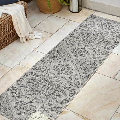 Tapis d'intérieur/extérieur JONATHAN Y Charleston Medallion