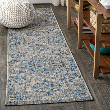 Tapis d'intérieur/extérieur JONATHAN Y Charleston Medallion
