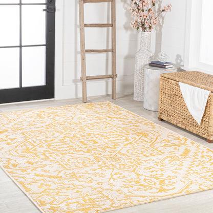 Tapis d'intérieur/extérieur JONATHAN Y Charleston Medallion