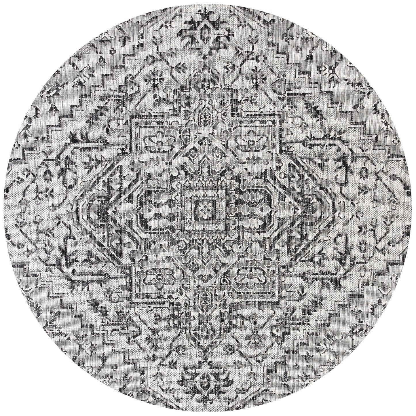Tapis d'intérieur/extérieur JONATHAN Y Charleston Medallion