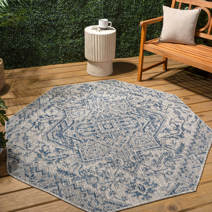 Tapis d'intérieur/extérieur JONATHAN Y Charleston Medallion