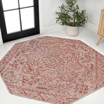 Tapis d'intérieur/extérieur JONATHAN Y Charleston Medallion