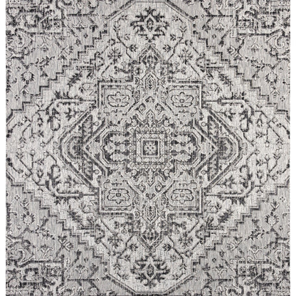 Tapis d'intérieur/extérieur JONATHAN Y Charleston Medallion