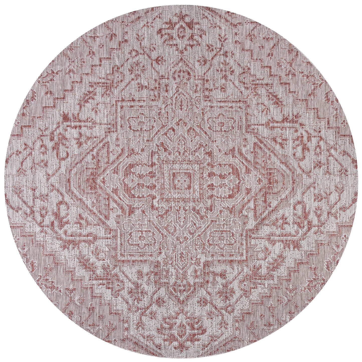 Tapis d'intérieur/extérieur JONATHAN Y Charleston Medallion