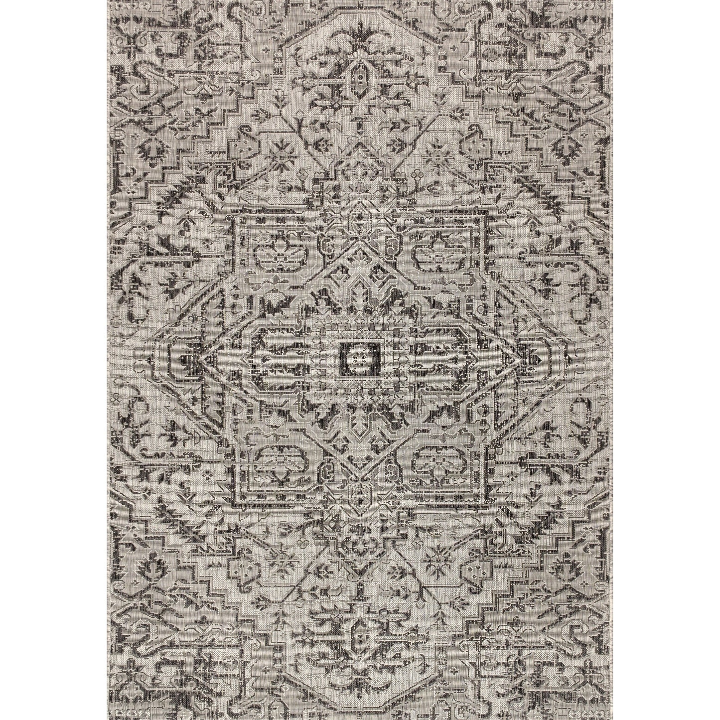 Tapis d'intérieur/extérieur JONATHAN Y Charleston Medallion