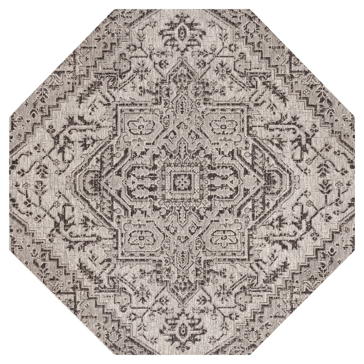 Tapis d'intérieur/extérieur JONATHAN Y Charleston Medallion