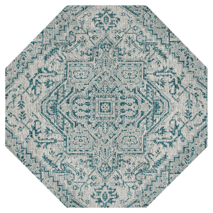 Tapis d'intérieur/extérieur JONATHAN Y Charleston Medallion