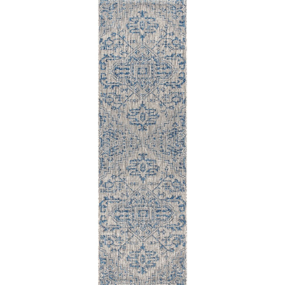 Tapis d'intérieur/extérieur JONATHAN Y Charleston Medallion