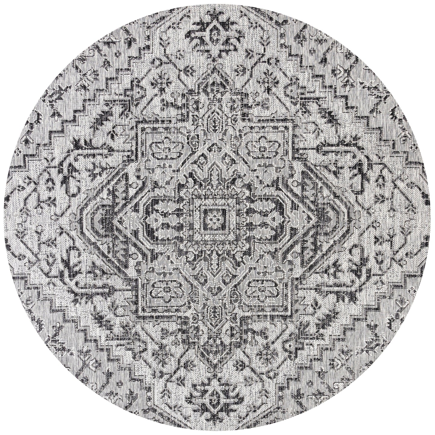 Tapis d'intérieur/extérieur JONATHAN Y Charleston Medallion