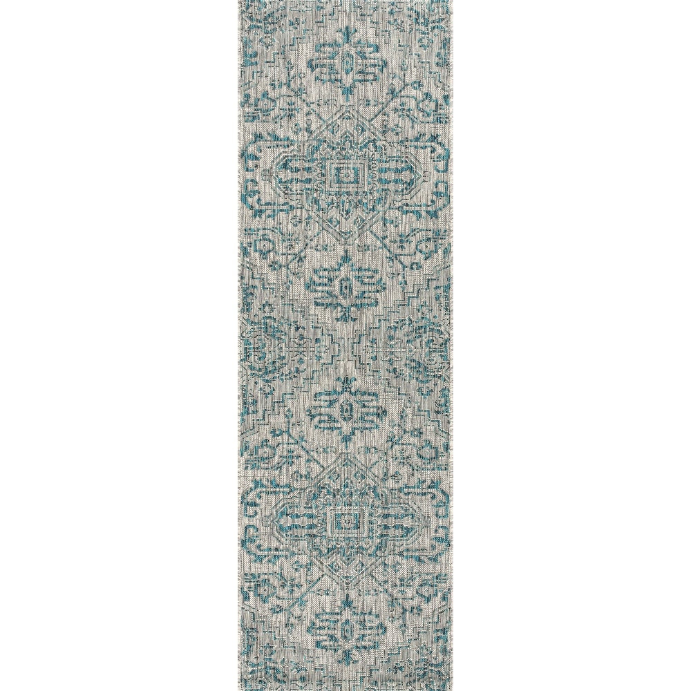 Tapis d'intérieur/extérieur JONATHAN Y Charleston Medallion
