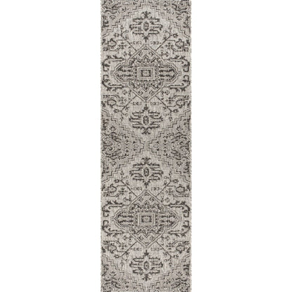 Tapis d'intérieur/extérieur JONATHAN Y Charleston Medallion