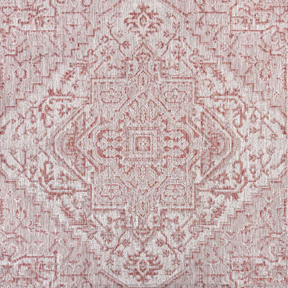 Tapis d'intérieur/extérieur JONATHAN Y Charleston Medallion