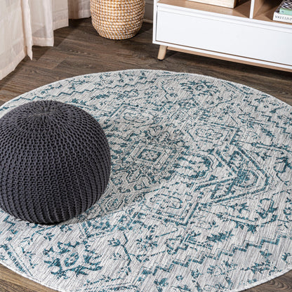 Tapis d'intérieur/extérieur JONATHAN Y Charleston Medallion