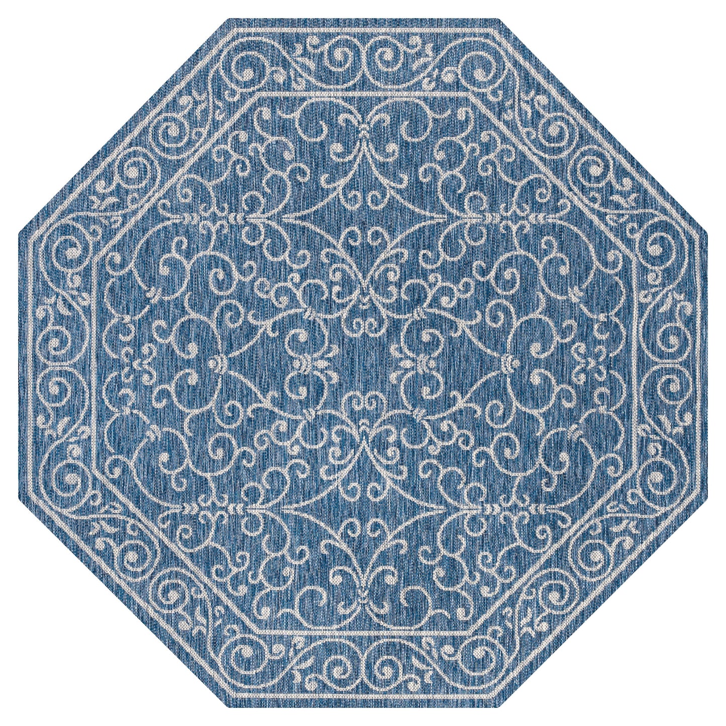 Tapis d'intérieur/extérieur à tissage texturé en filigrane JONATHAN Y