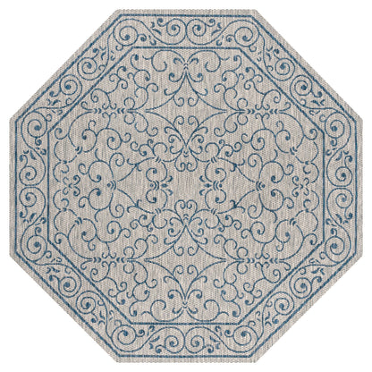 Tapis d'intérieur/extérieur à tissage texturé en filigrane JONATHAN Y