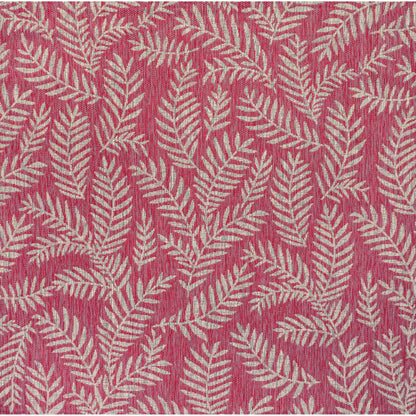 JONATHAN Y Tapis intérieur/extérieur à fronde de palmier Galon