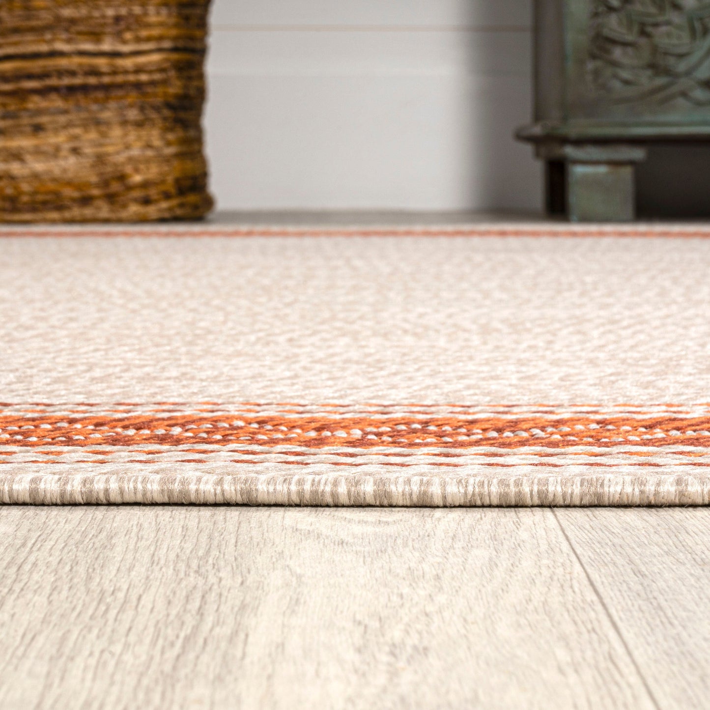 Tapis d'intérieur/extérieur classique à bordure en losanges JONATHAN Y Havana