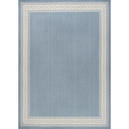 Tapis d'intérieur/extérieur classique à bordure en losanges JONATHAN Y Havana