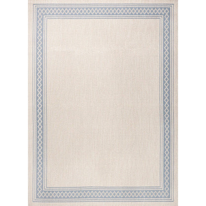 Tapis d'intérieur/extérieur classique à bordure en losanges JONATHAN Y Havana