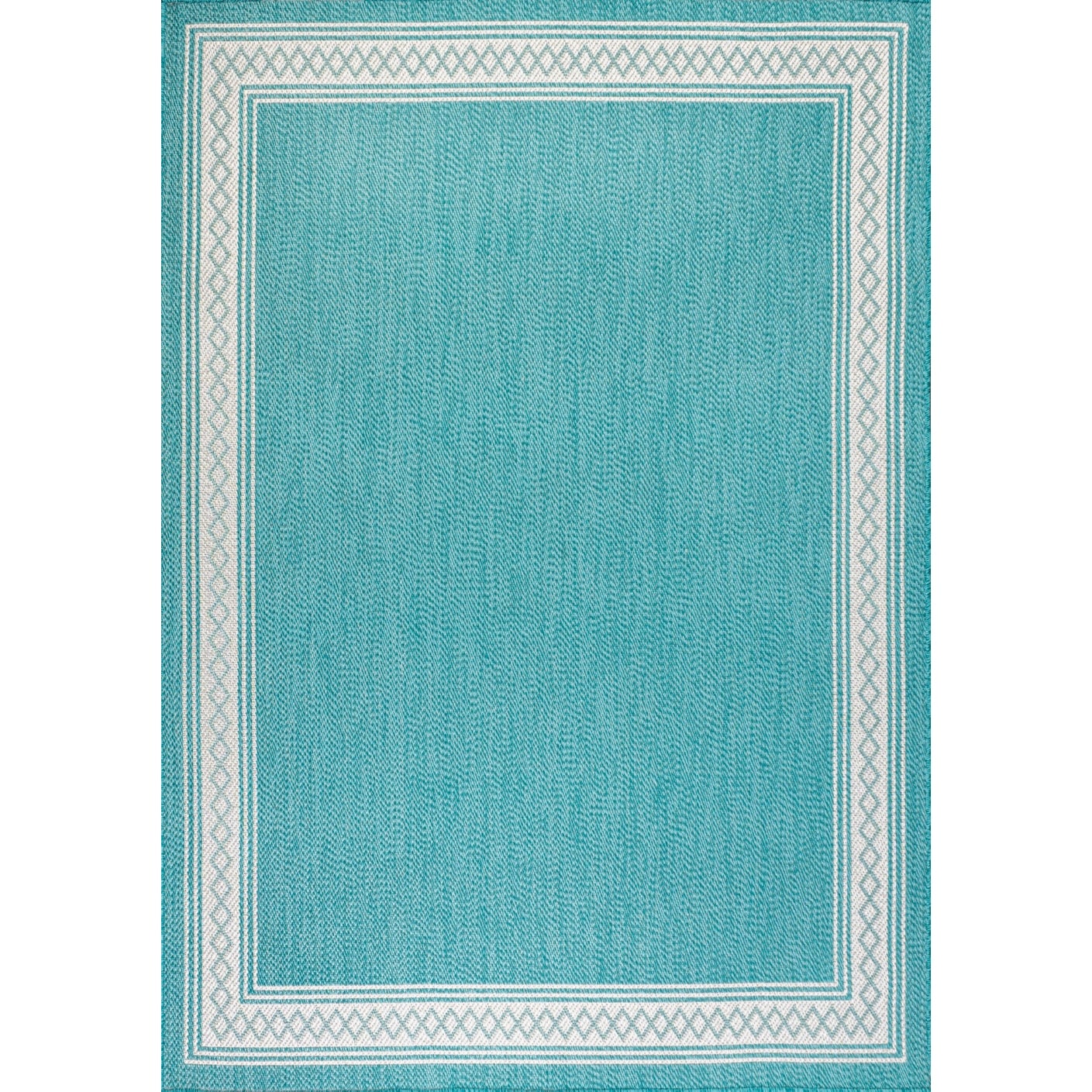 Tapis d'intérieur/extérieur classique à bordure en losanges JONATHAN Y Havana