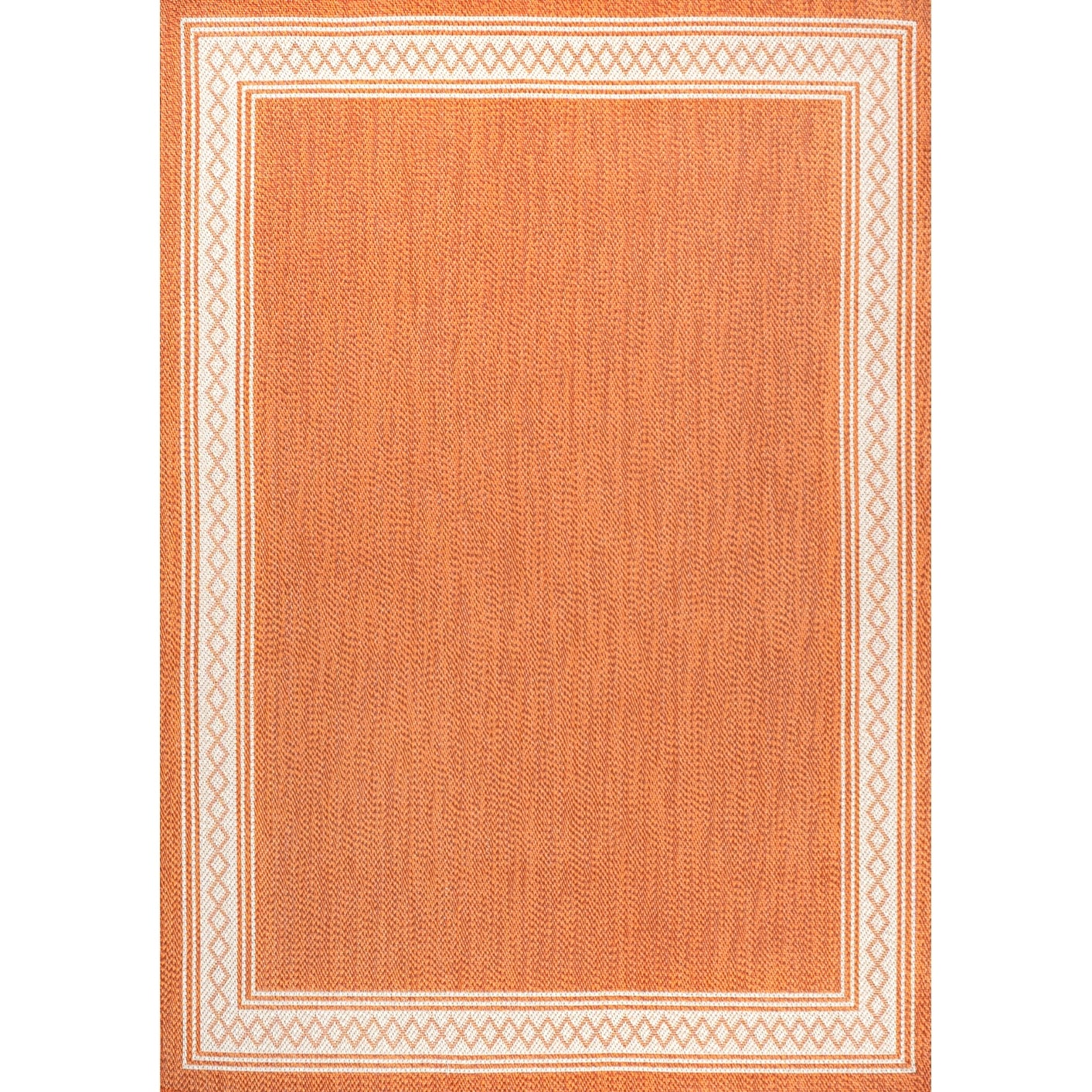 Tapis d'intérieur/extérieur classique à bordure en losanges JONATHAN Y Havana