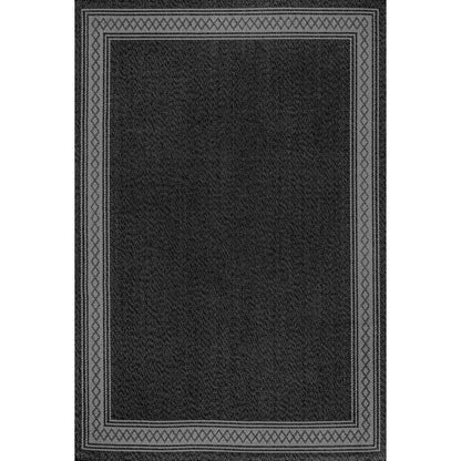 Tapis d'intérieur/extérieur classique à bordure en losanges JONATHAN Y Havana