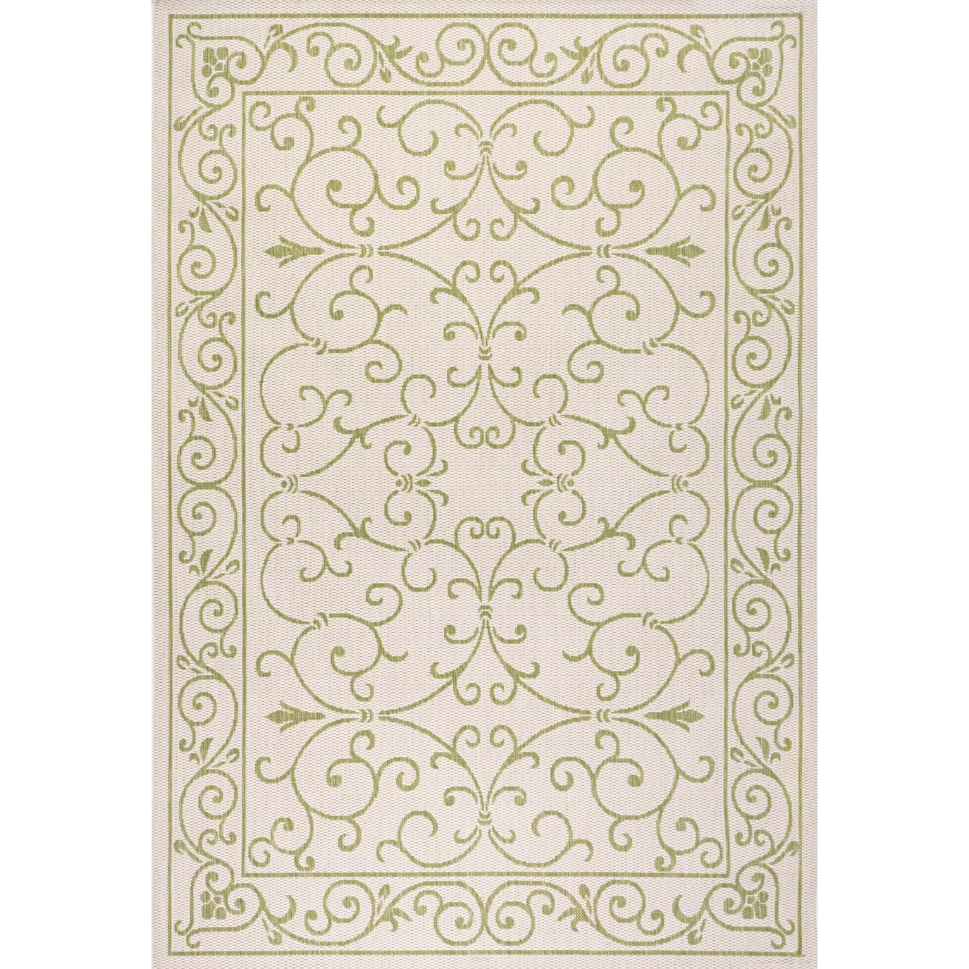 Tapis d'intérieur/extérieur à tissage texturé en filigrane JONATHAN Y