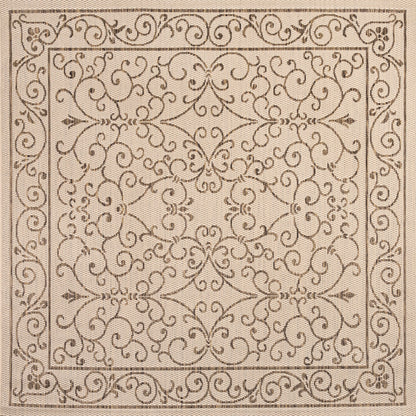 Tapis d'intérieur/extérieur à tissage texturé en filigrane JONATHAN Y