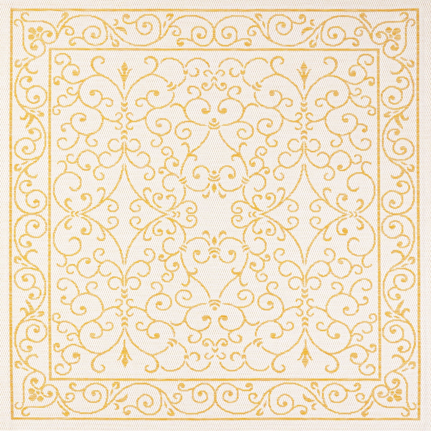 Tapis d'intérieur/extérieur à tissage texturé en filigrane JONATHAN Y