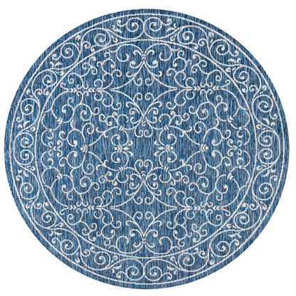 Tapis d'intérieur/extérieur à tissage texturé en filigrane JONATHAN Y