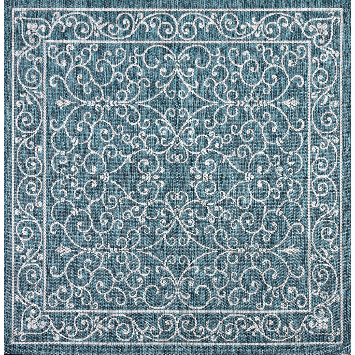 Tapis d'intérieur/extérieur à tissage texturé en filigrane JONATHAN Y