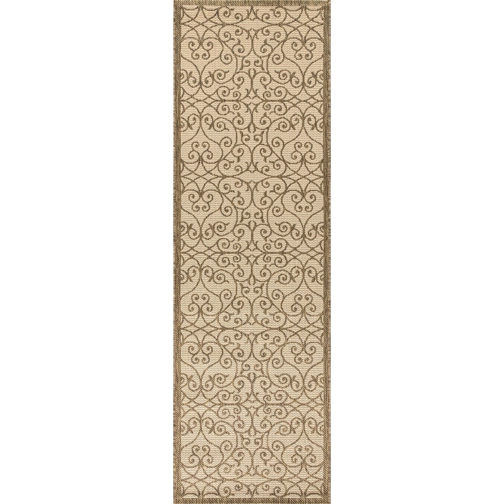 Tapis d'intérieur/extérieur texturé JONATHAN Y Ourika