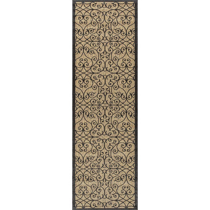 Tapis d'intérieur/extérieur texturé JONATHAN Y Ourika