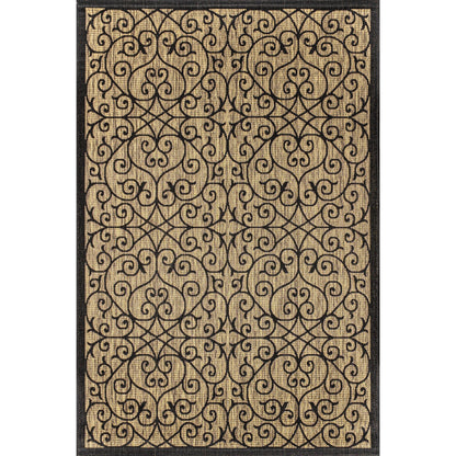 Tapis d'intérieur/extérieur texturé JONATHAN Y Ourika