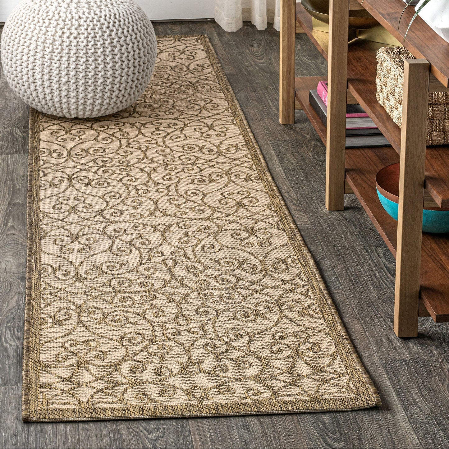 Tapis d'intérieur/extérieur texturé JONATHAN Y Ourika