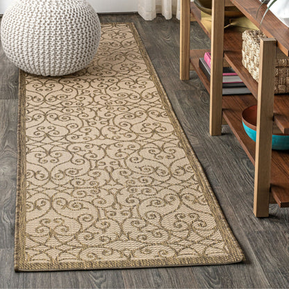 Tapis d'intérieur/extérieur texturé JONATHAN Y Ourika