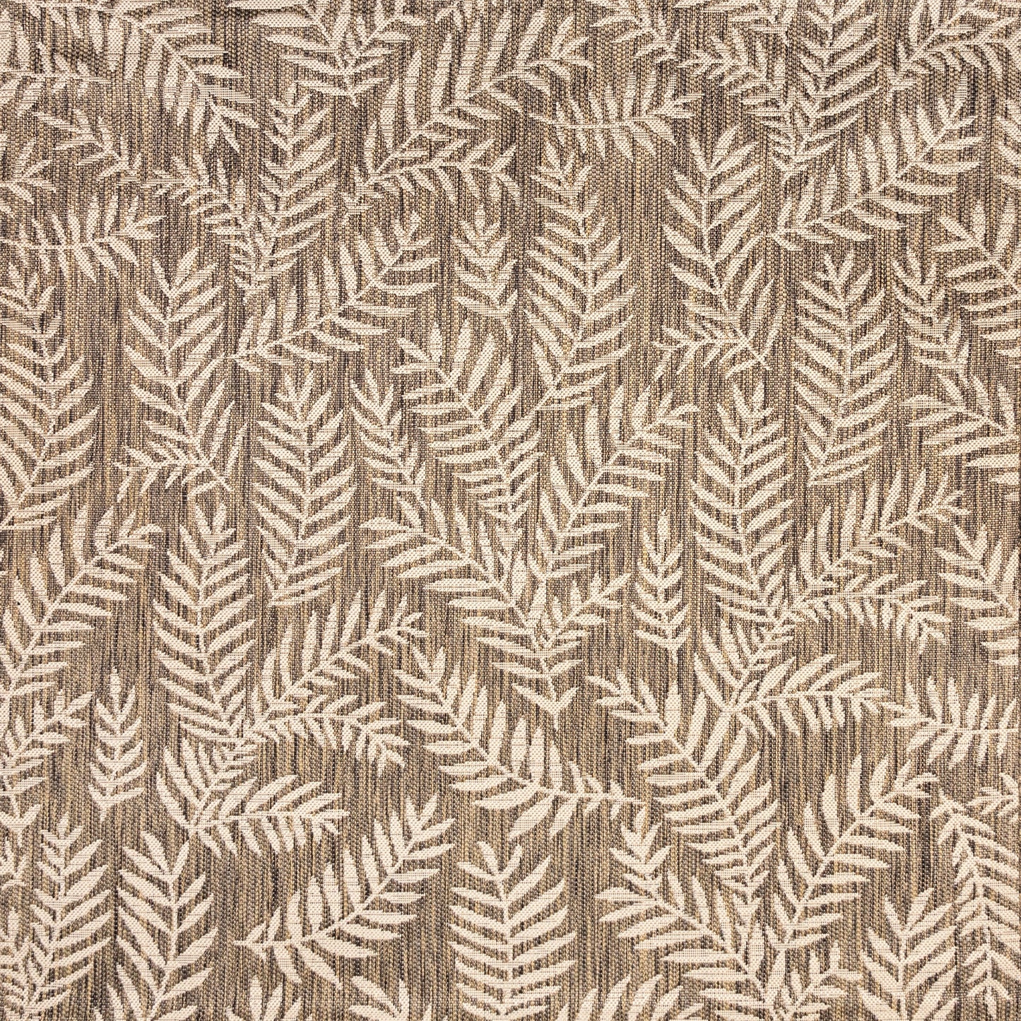 JONATHAN Y Tapis intérieur/extérieur à fronde de palmier Galon