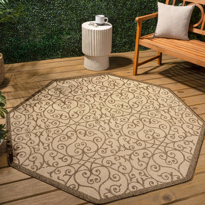 Tapis d'intérieur/extérieur texturé JONATHAN Y Ourika