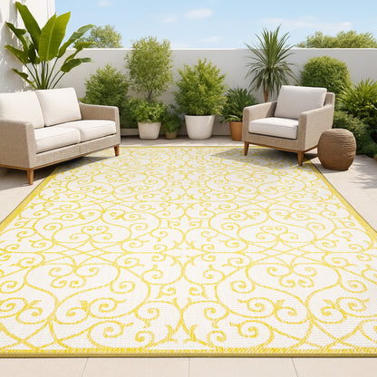Tapis d'intérieur/extérieur texturé JONATHAN Y Ourika